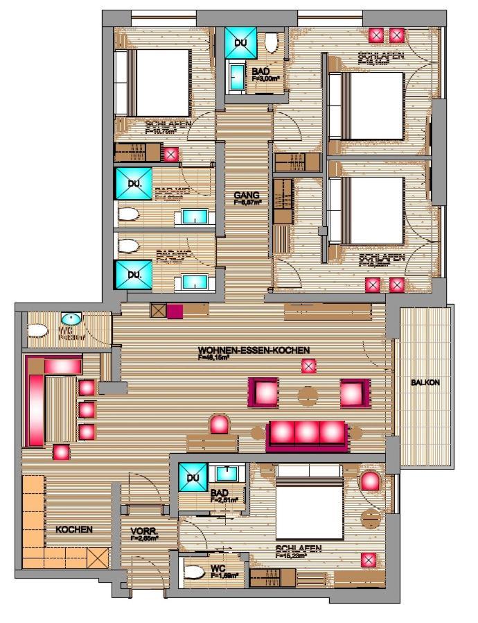 Hotel Alpenland Обертауерн Екстериор снимка