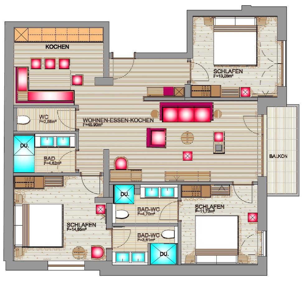 Hotel Alpenland Обертауерн Екстериор снимка